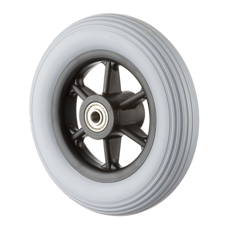 6x1-1/4" Wheel with Solid PU Tire GH0606
